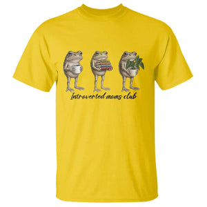 Introverted Moms Club Frog Graphic T Shirt Funny Mothers Day Gift TS12 Daisy Print Your Wear