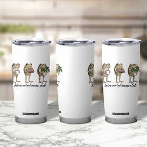 Introverted Moms Club Frog Graphic Tumbler Cup Funny Mothers Day Gift TS12 Print Your Wear