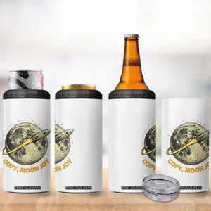 Copy Moon Joy Space Lover Lunar Mission 4 in 1 Can Cooler Tumbler Astronaut Sci Fi Graphic TS12 Print Your Wear