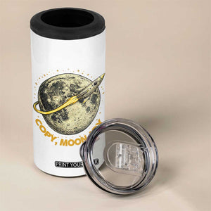 Copy Moon Joy Space Lover Lunar Mission 4 in 1 Can Cooler Tumbler Astronaut Sci Fi Graphic TS12 Print Your Wear