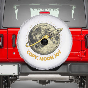 Copy Moon Joy Space Lover Lunar Mission Spare Tire Cover Astronaut Sci Fi Graphic TS12 White Print Your Wear