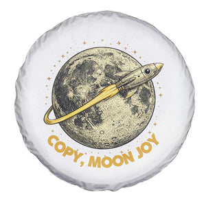 Copy Moon Joy Space Lover Lunar Mission Spare Tire Cover Astronaut Sci Fi Graphic TS12 Print Your Wear
