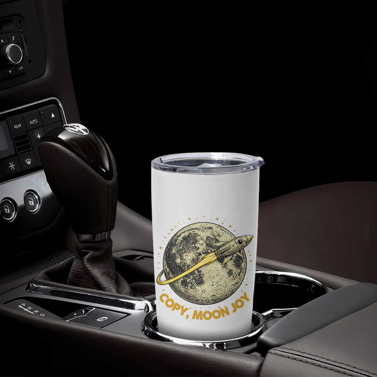 Copy Moon Joy Space Lover Lunar Mission Tumbler Cup Astronaut Sci Fi Graphic TS12 Print Your Wear