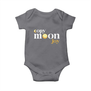Copy Moon Joy Statement Full Moon Baby Onesie Space Exploration Lunar Journey 2026 TS12 Charcoal Print Your Wear