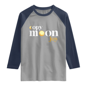Copy Moon Joy Statement Full Moon Raglan Shirt Space Exploration Lunar Journey 2026 TS12 Sport Gray Navy Print Your Wear