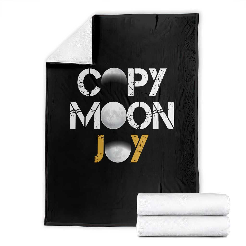 Lunar Mission Astronaut Space Lover Throw Blanket Copy Moon Joy Sci Fi Graphic TS12 Black Print Your Wear