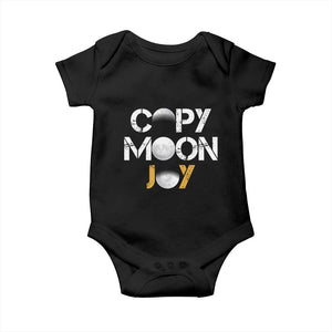 Lunar Mission Astronaut Space Lover Baby Onesie Copy Moon Joy Sci Fi Graphic TS12 Black Print Your Wear