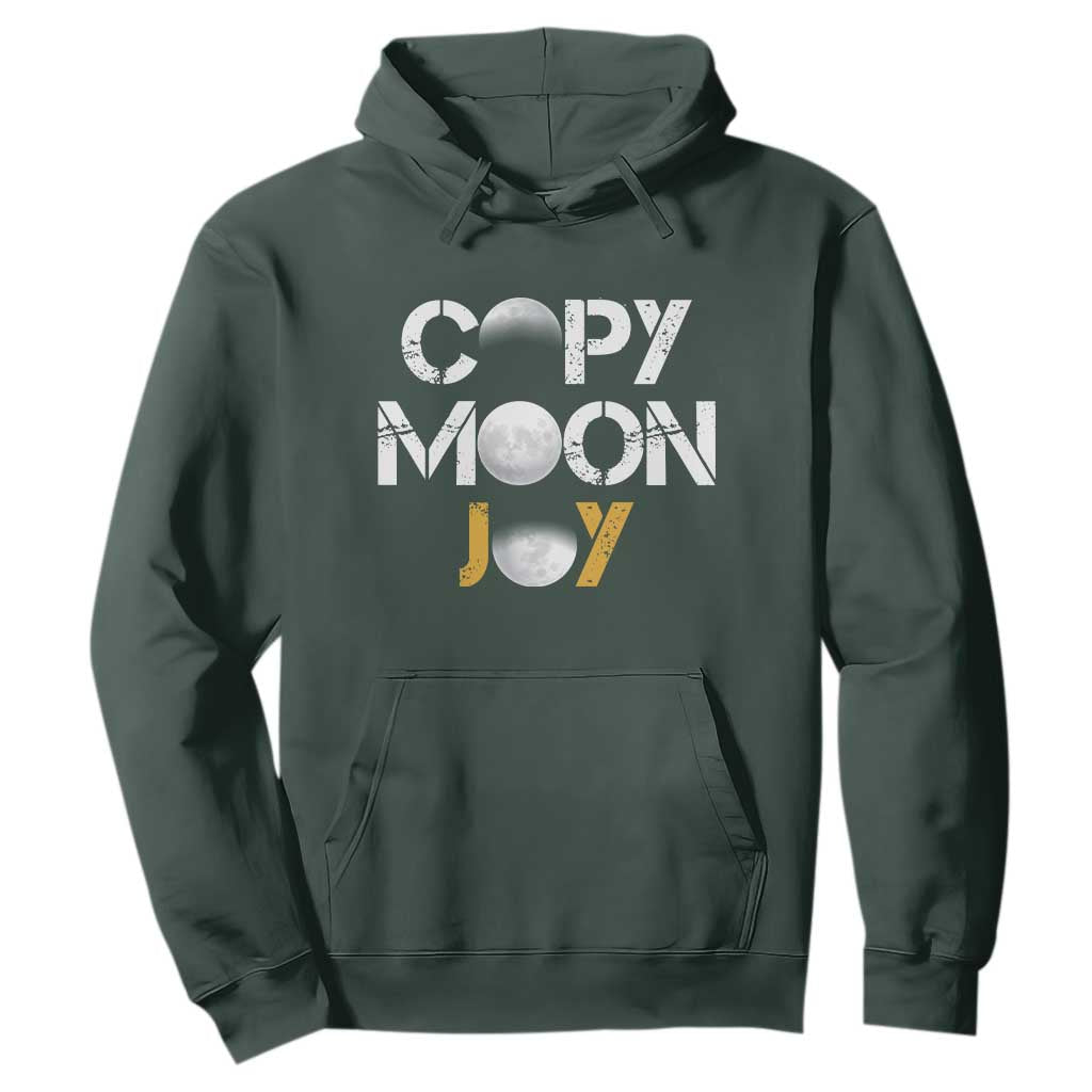Lunar Mission Astronaut Space Lover Hoodie Copy Moon Joy Sci Fi Graphic TS12 Dark Forest Green Print Your Wear