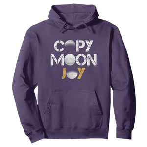 Lunar Mission Astronaut Space Lover Hoodie Copy Moon Joy Sci Fi Graphic TS12 Purple Print Your Wear
