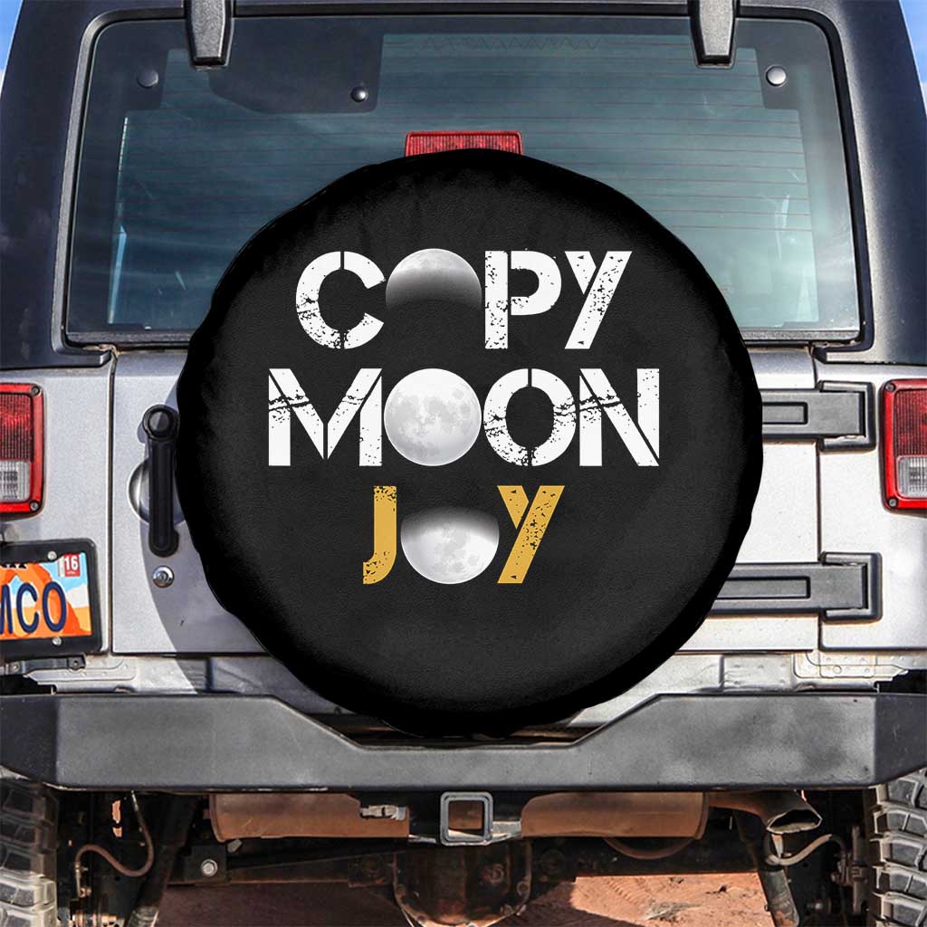 Lunar Mission Astronaut Space Lover Spare Tire Cover Copy Moon Joy Sci Fi Graphic TS12 No hole Black Print Your Wear