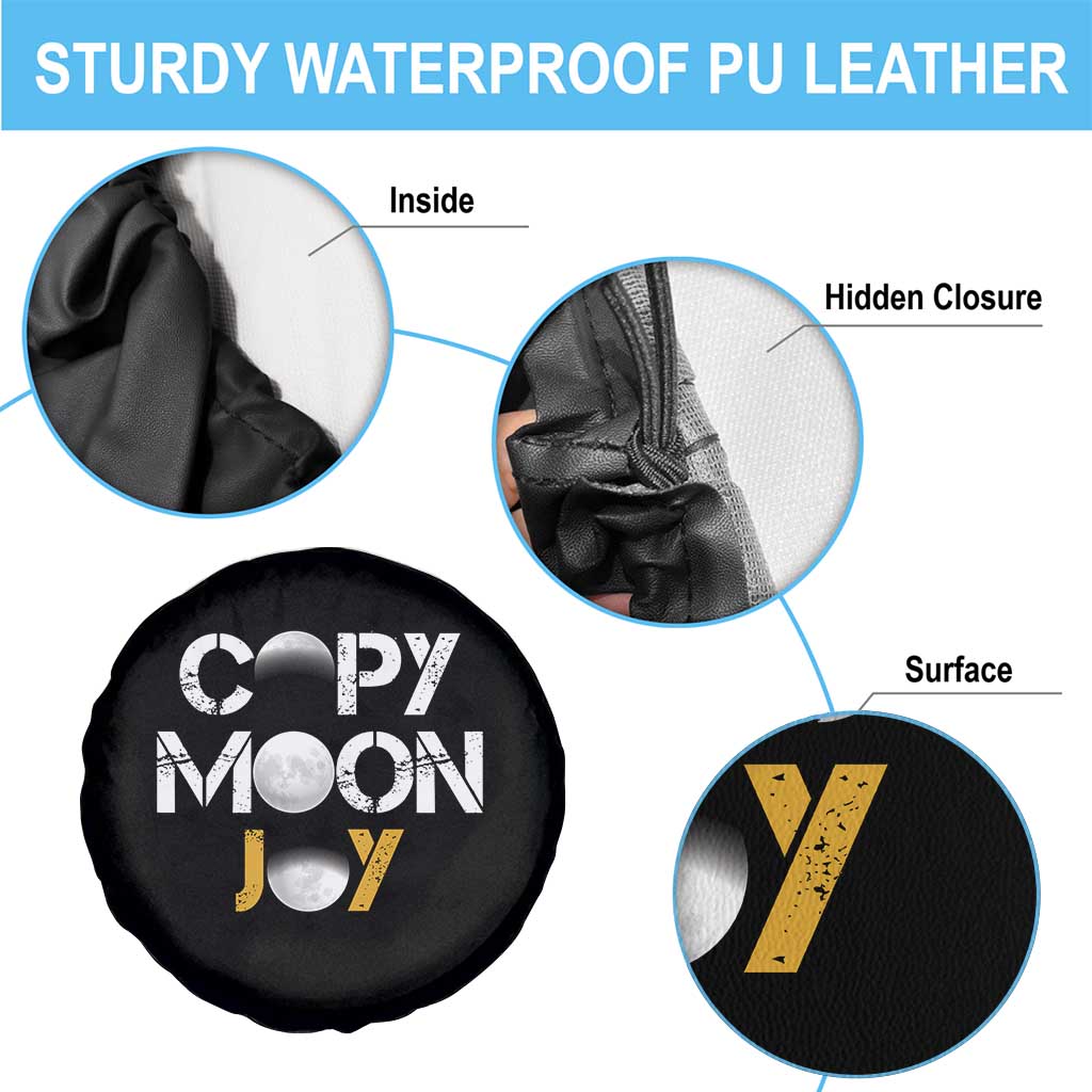 Lunar Mission Astronaut Space Lover Spare Tire Cover Copy Moon Joy Sci Fi Graphic TS12 Print Your Wear