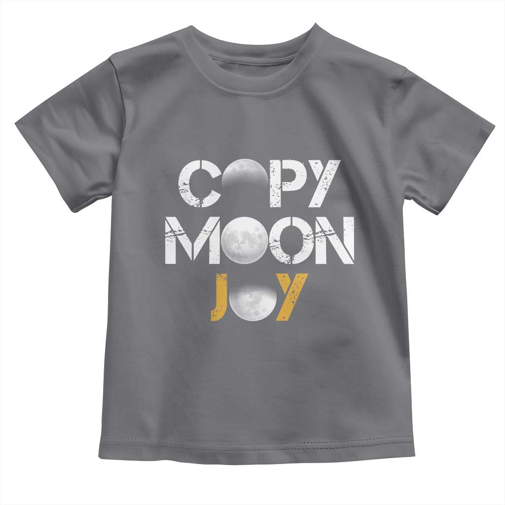 Lunar Mission Astronaut Space Lover Toddler T Shirt Copy Moon Joy Sci Fi Graphic TS12 Charcoal Print Your Wear
