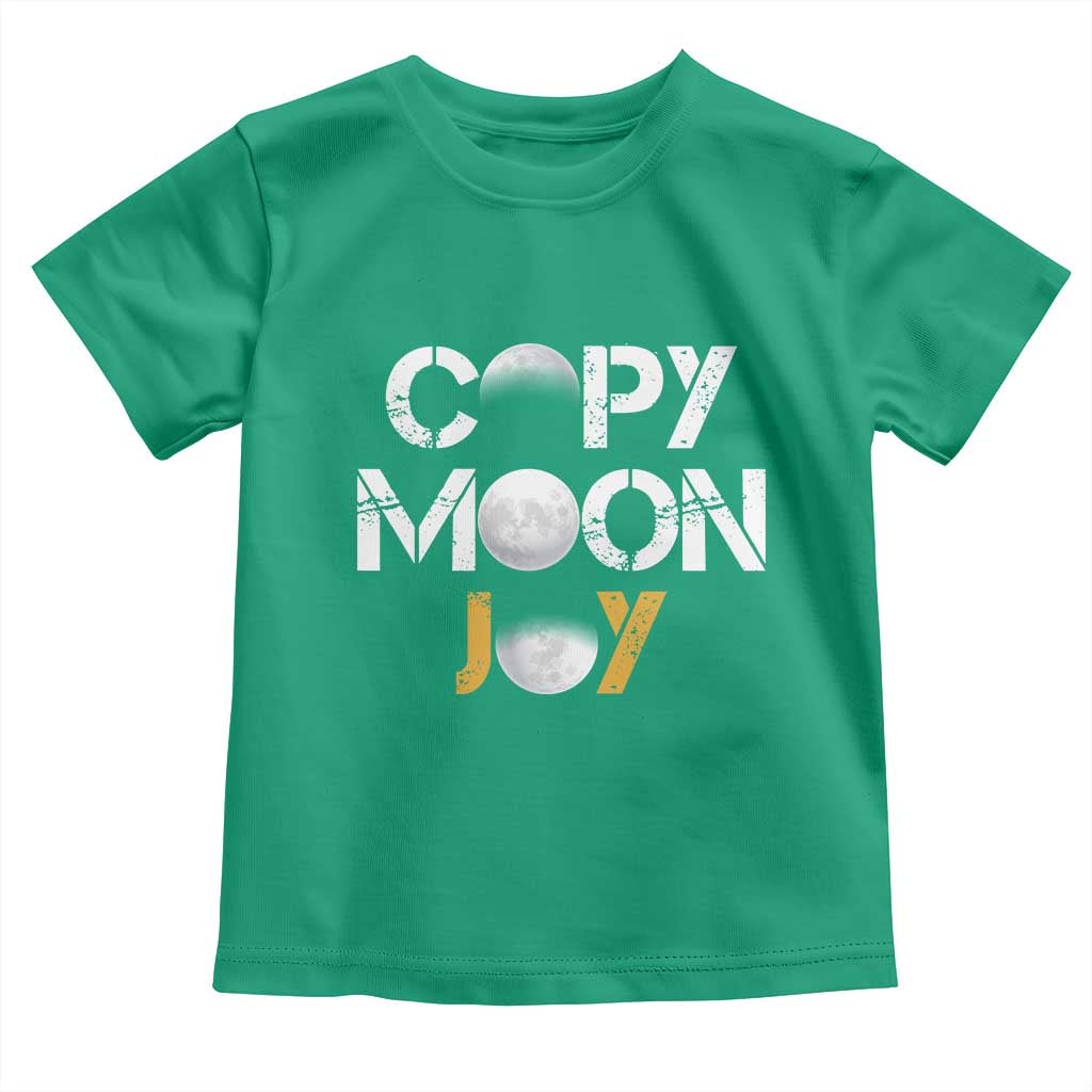 Lunar Mission Astronaut Space Lover Toddler T Shirt Copy Moon Joy Sci Fi Graphic TS12 Irish Green Print Your Wear