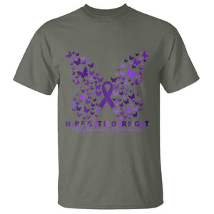 Alzheimers Awareness Butterfly Support Gift T Shirt Her Fight Our Fight