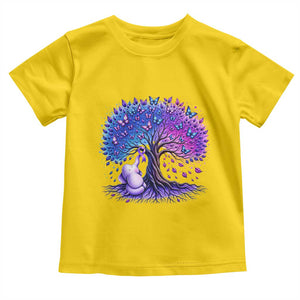 Purple Elephant Butterfly Ribbon Toddler T Shirt Tree Of Life Alzheimers Support