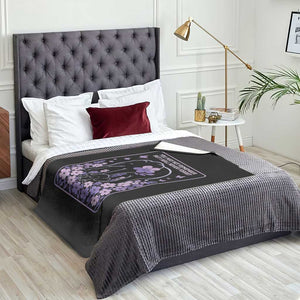 Elephant Alzheimers Purple Floral Support Throw Blanket You May Not Remember But I Will Never Forget