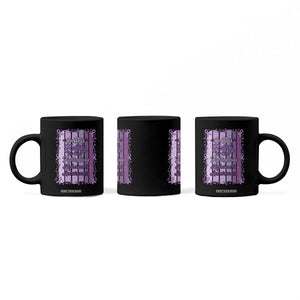 Purple Ribbon Alzheimers Caregiver Squad Gift Coffee Mug In This Family We Support Together