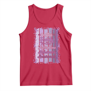Purple Ribbon Alzheimers Caregiver Squad Gift Tank Top In This Family We Support Together