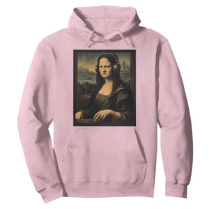 Funny Mona Lisa Bass Face Hoodie Vintage DJ Producer Music Lover Gift