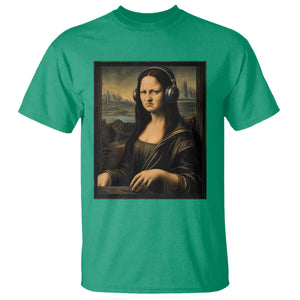 Funny Mona Lisa Bass Face T Shirt Vintage DJ Producer Music Lover Gift