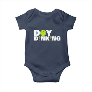 Pickleball Lover Baby Onesie Day Dinking Drinking Gift TS12 Navy Print Your Wear