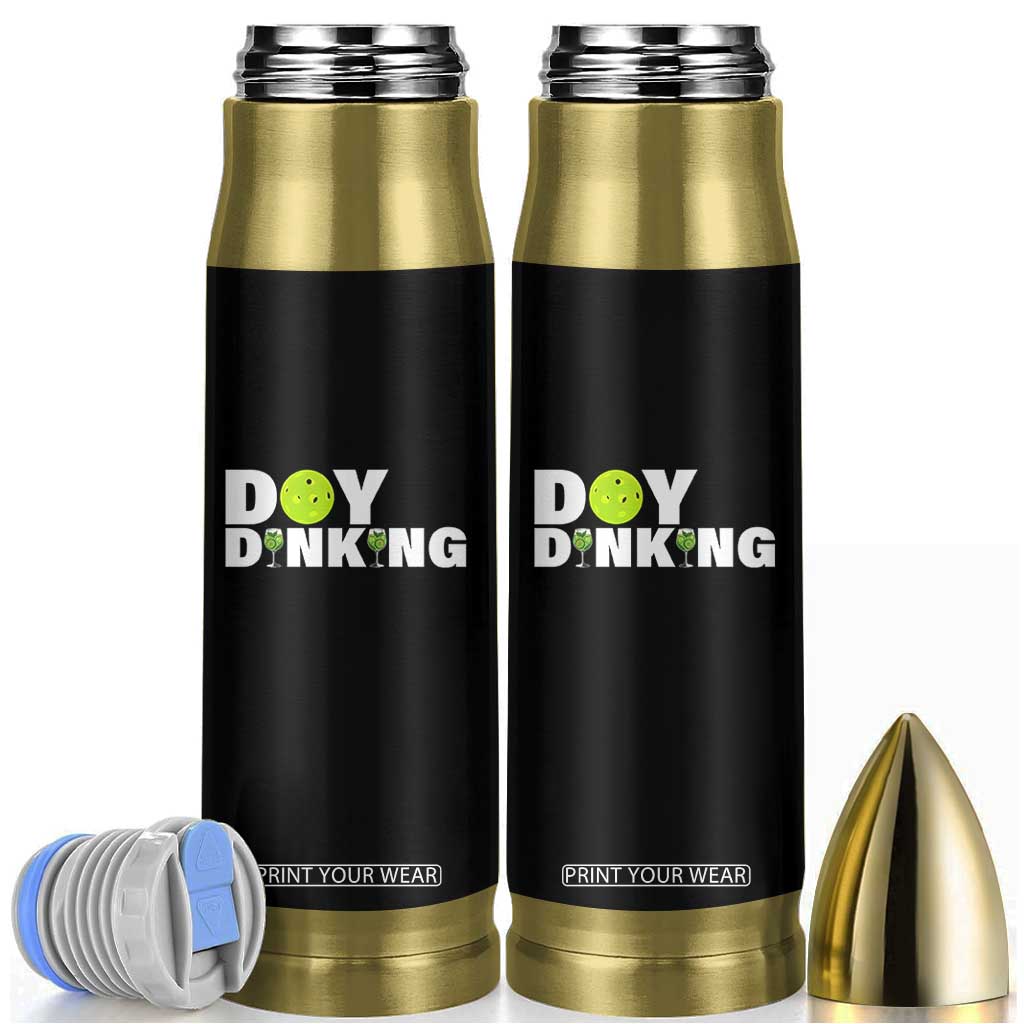 Pickleball Lover Bullet Tumbler Day Dinking Drinking Gift TS12 Black Print Your Wear