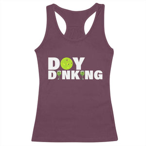 Pickleball Lover Racerback Tank Top Day Dinking Drinking Gift TS12 Maroon Print Your Wear