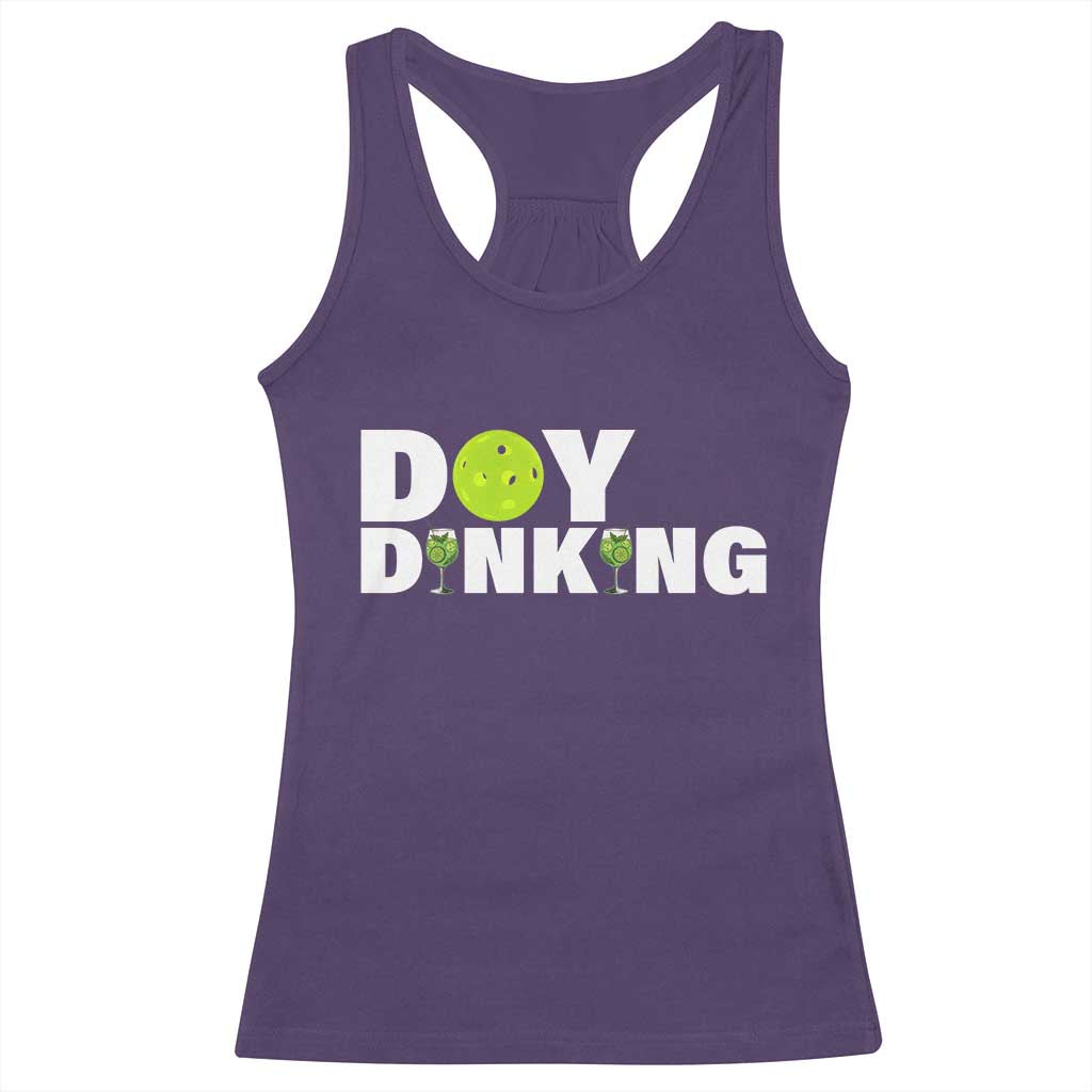 Pickleball Lover Racerback Tank Top Day Dinking Drinking Gift TS12 Purple Print Your Wear