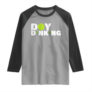 Pickleball Lover Raglan Shirt Day Dinking Drinking Gift TS12 Sport Gray Black Print Your Wear