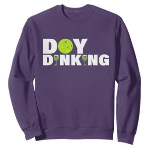 Pickleball Lover Sweatshirt Day Dinking Drinking Gift TS12 Purple Print Your Wear