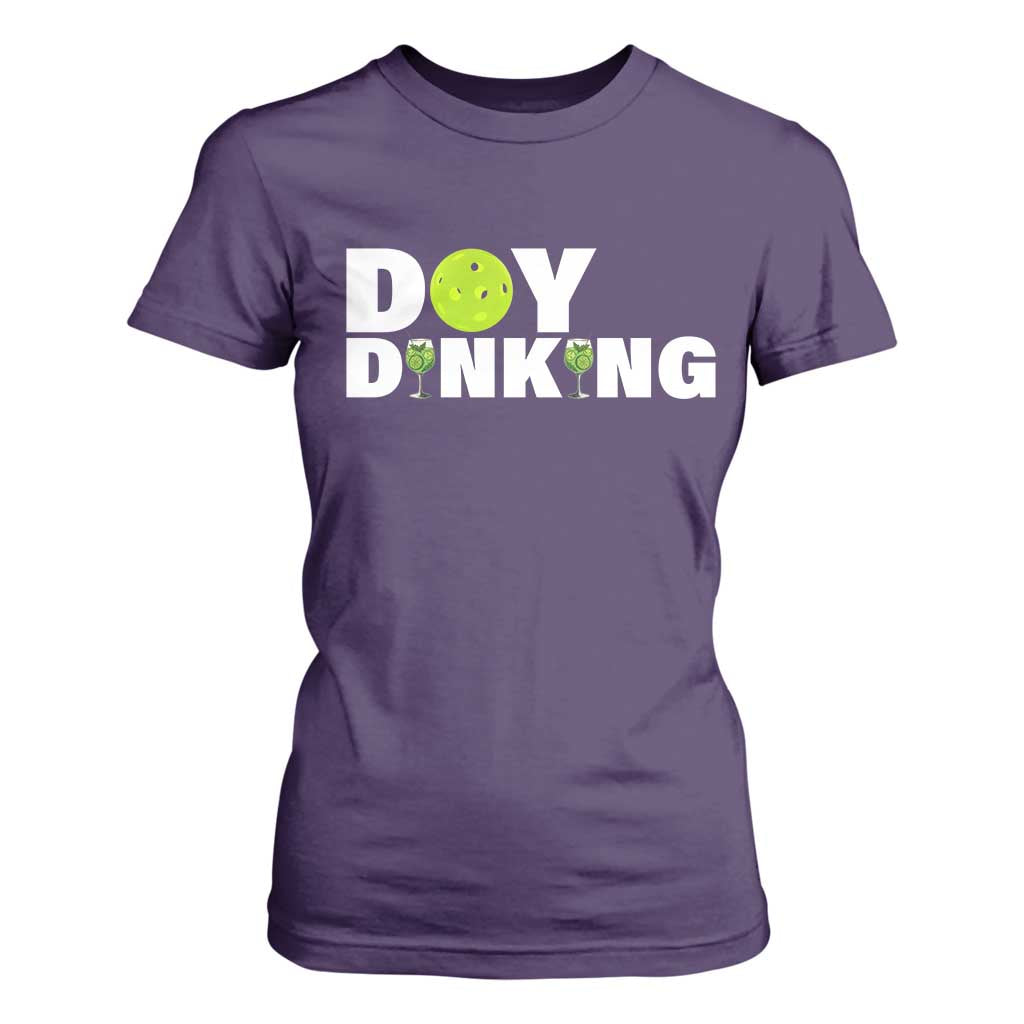Pickleball Lover T Shirt For Women Day Dinking Drinking Gift TS12 Purple Print Your Wear
