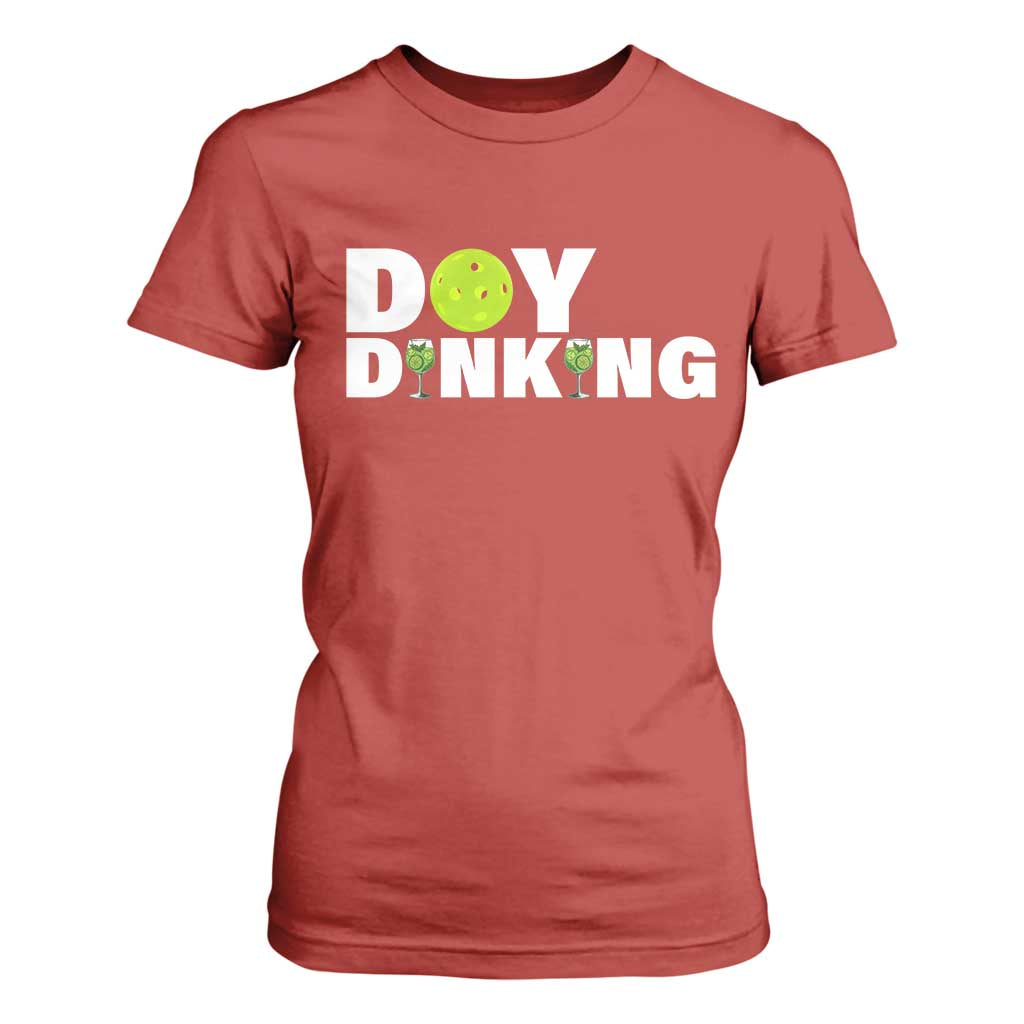 Pickleball Lover T Shirt For Women Day Dinking Drinking Gift TS12 Red Print Your Wear