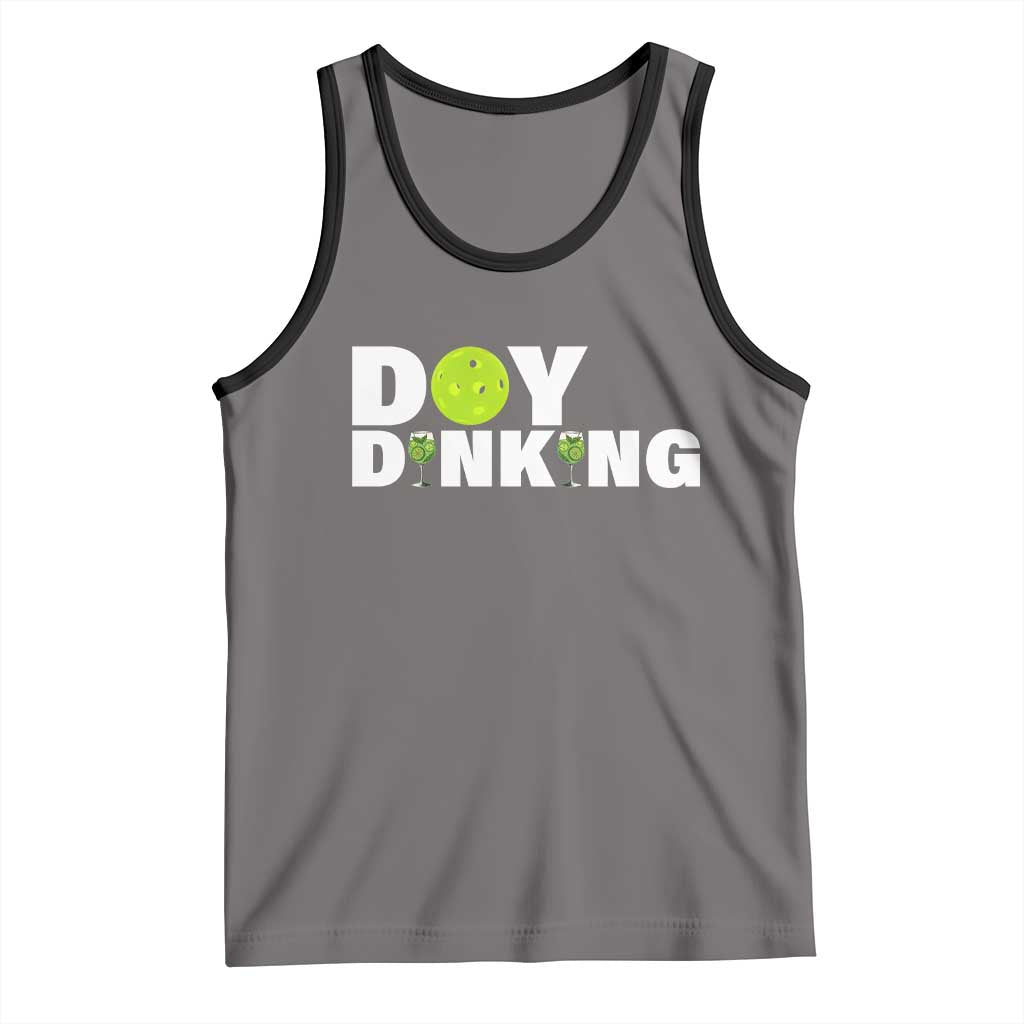 Pickleball Lover Tank Top Day Dinking Drinking Gift TS12 Deep Heather Black Print Your Wear