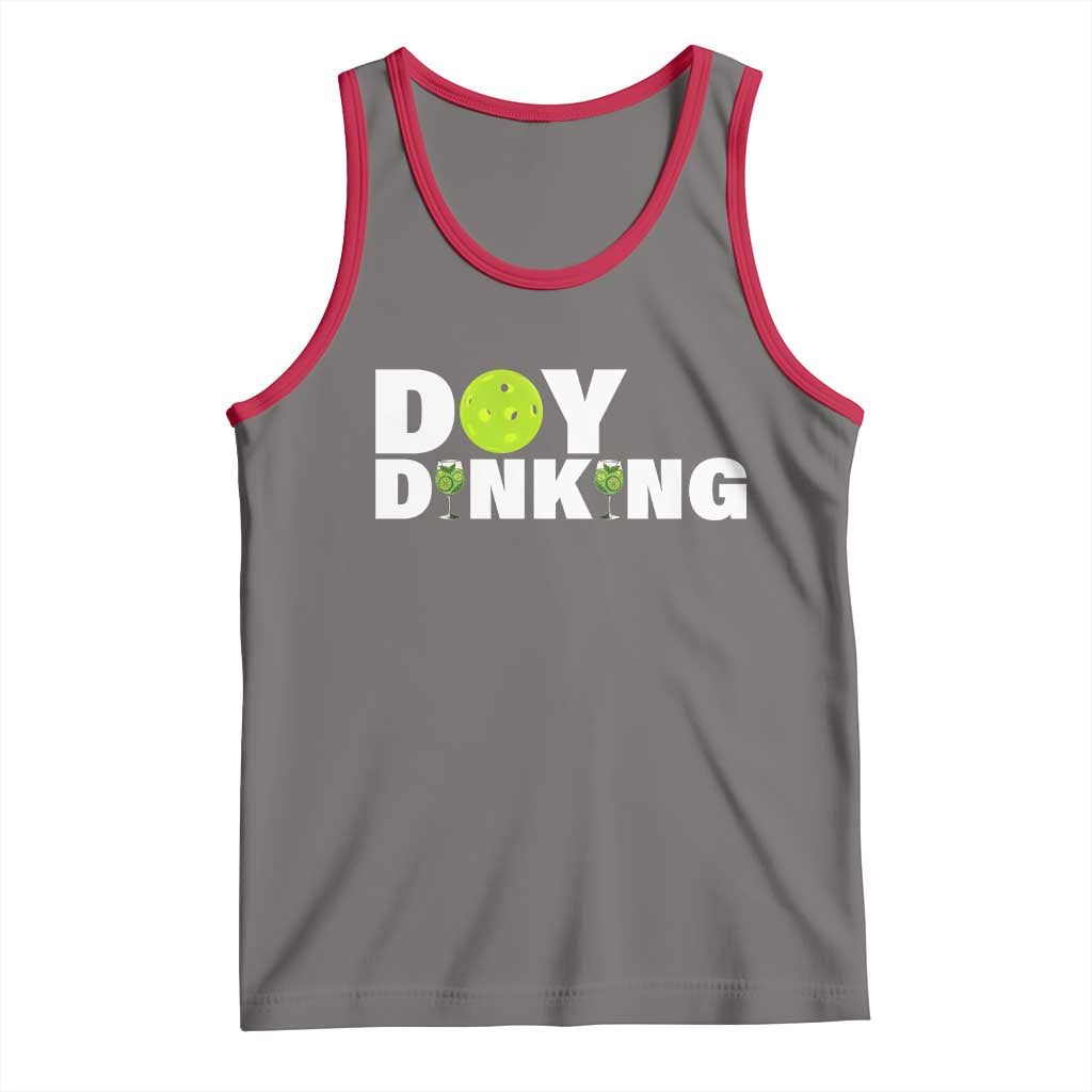 Pickleball Lover Tank Top Day Dinking Drinking Gift TS12 Deep Heather Red Print Your Wear
