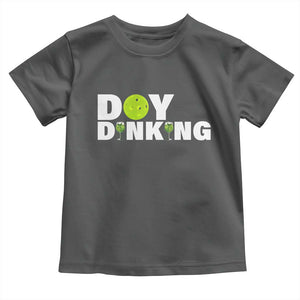 Pickleball Lover Toddler T Shirt Day Dinking Drinking Gift TS12 Dark Heather Print Your Wear