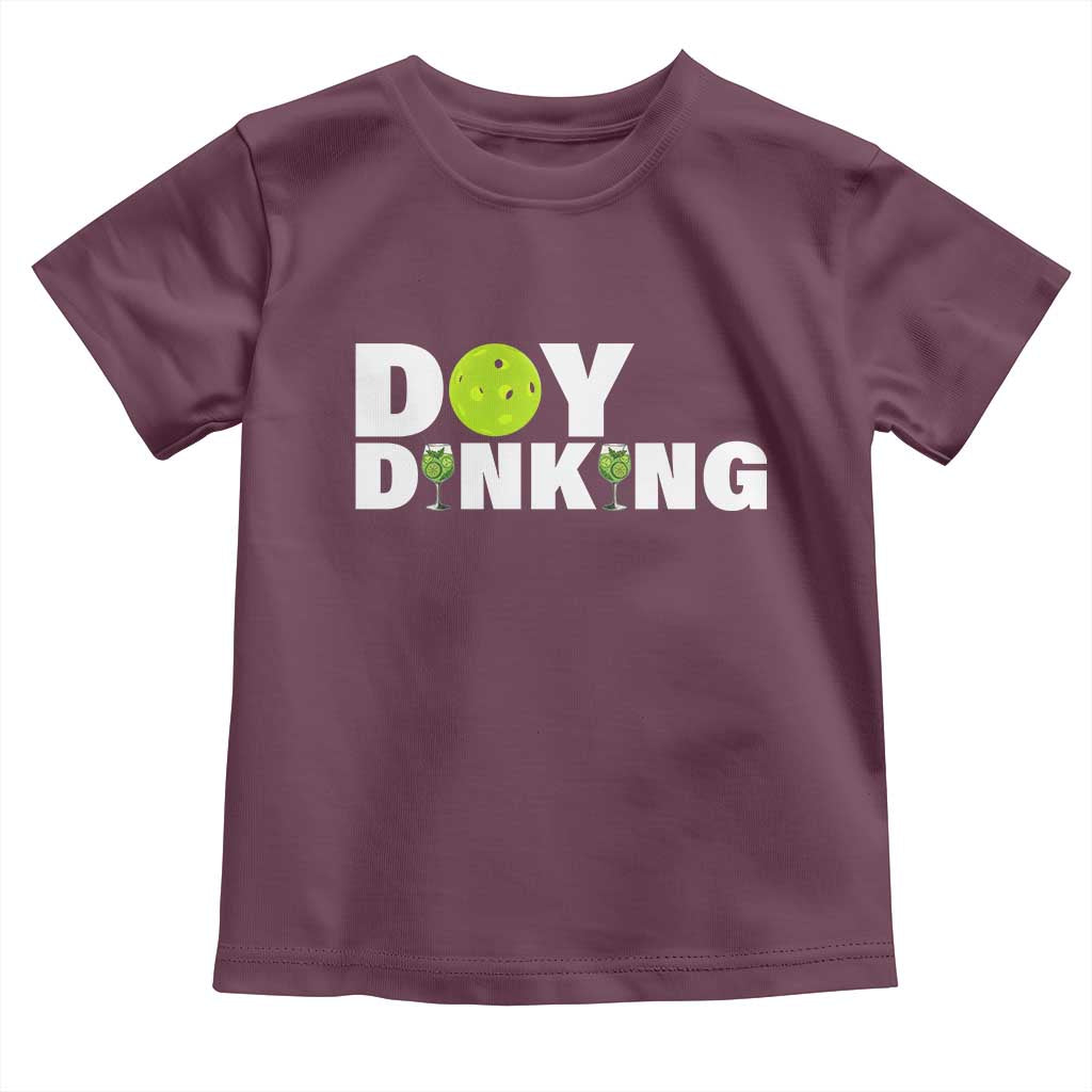 Pickleball Lover Toddler T Shirt Day Dinking Drinking Gift TS12 Maroon Print Your Wear