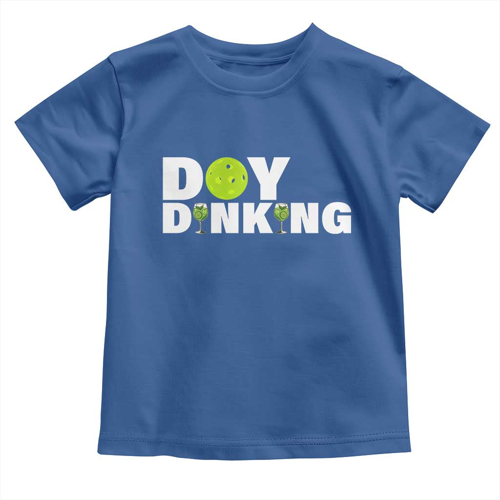 Pickleball Lover Toddler T Shirt Day Dinking Drinking Gift TS12 Royal Blue Print Your Wear
