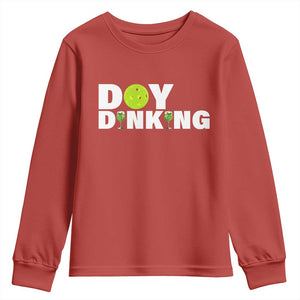 Pickleball Lover Youth Sweatshirt Day Dinking Drinking Gift TS12 Red Print Your Wear
