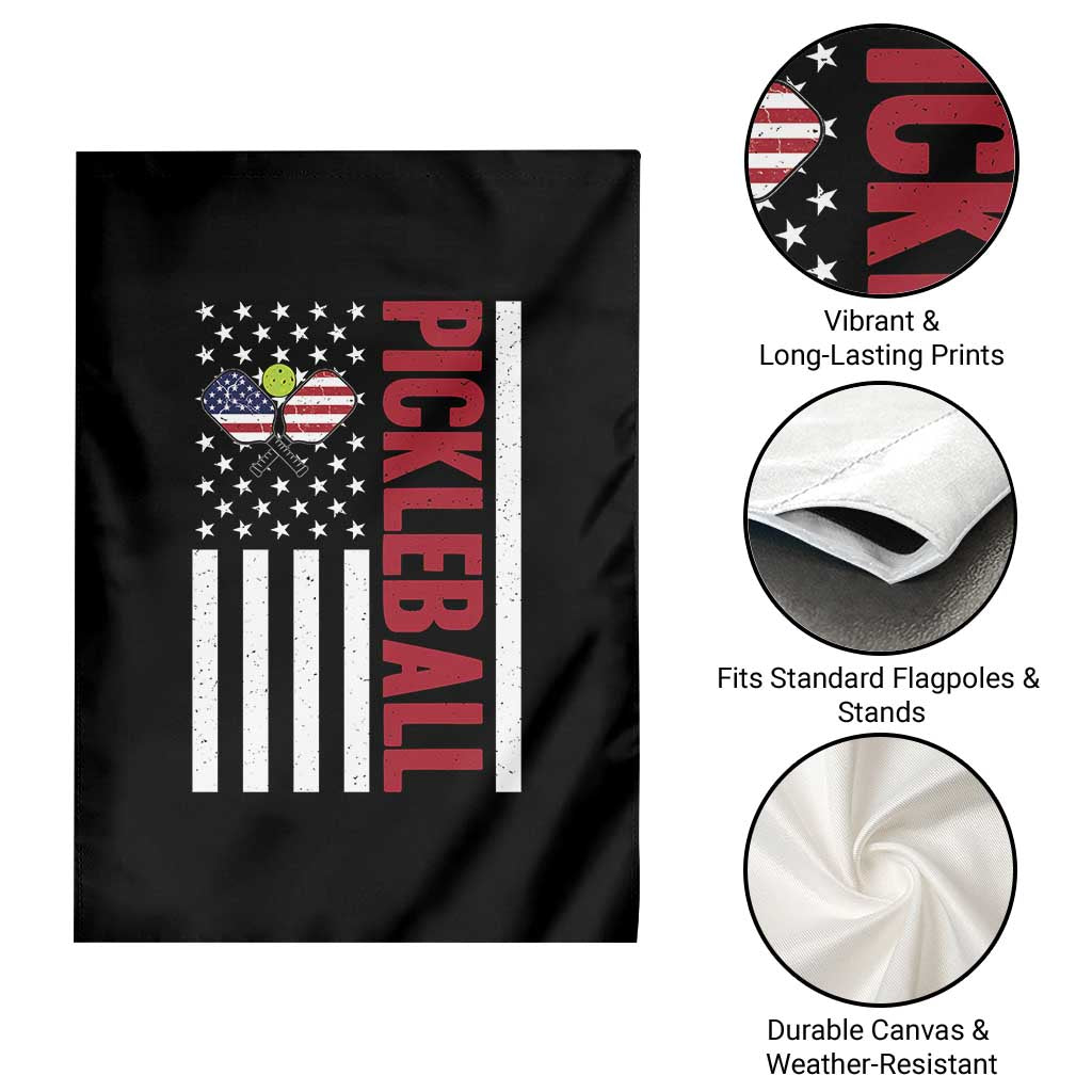 Pickleball Patriotic Garden Flag American Flag Sport Gift TS12 Print Your Wear