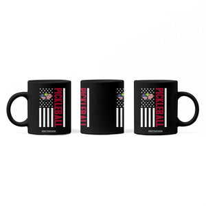 Pickleball Patriotic Coffee Mug American Flag Sport Gift TS12 Print Your Wear