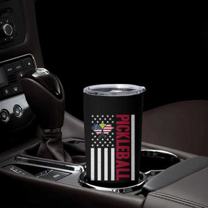 Pickleball Patriotic Tumbler Cup American Flag Sport Gift TS12 Print Your Wear