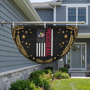 Pickleball Lover Patriotic Fan Flag American Flag Sport Gift