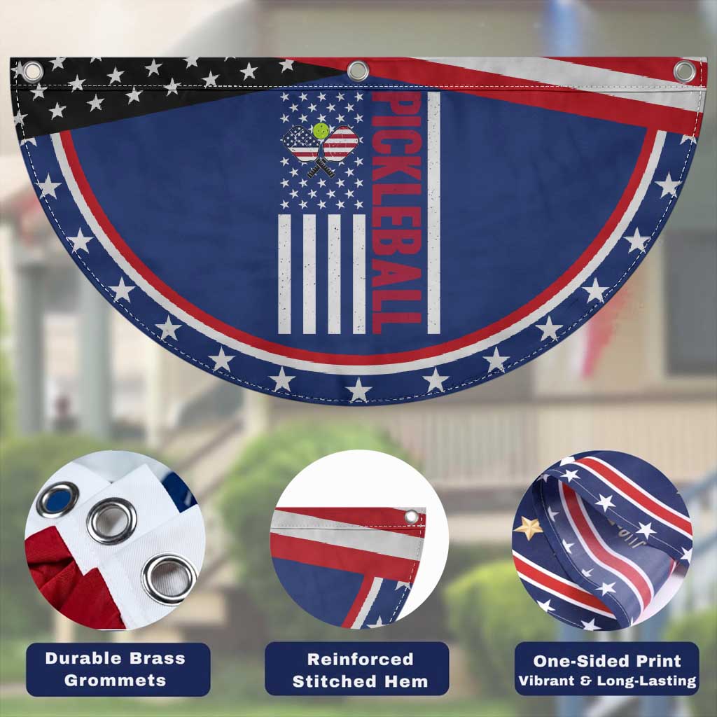 Pickleball Lover Patriotic Fan Flag American Flag Sport Gift