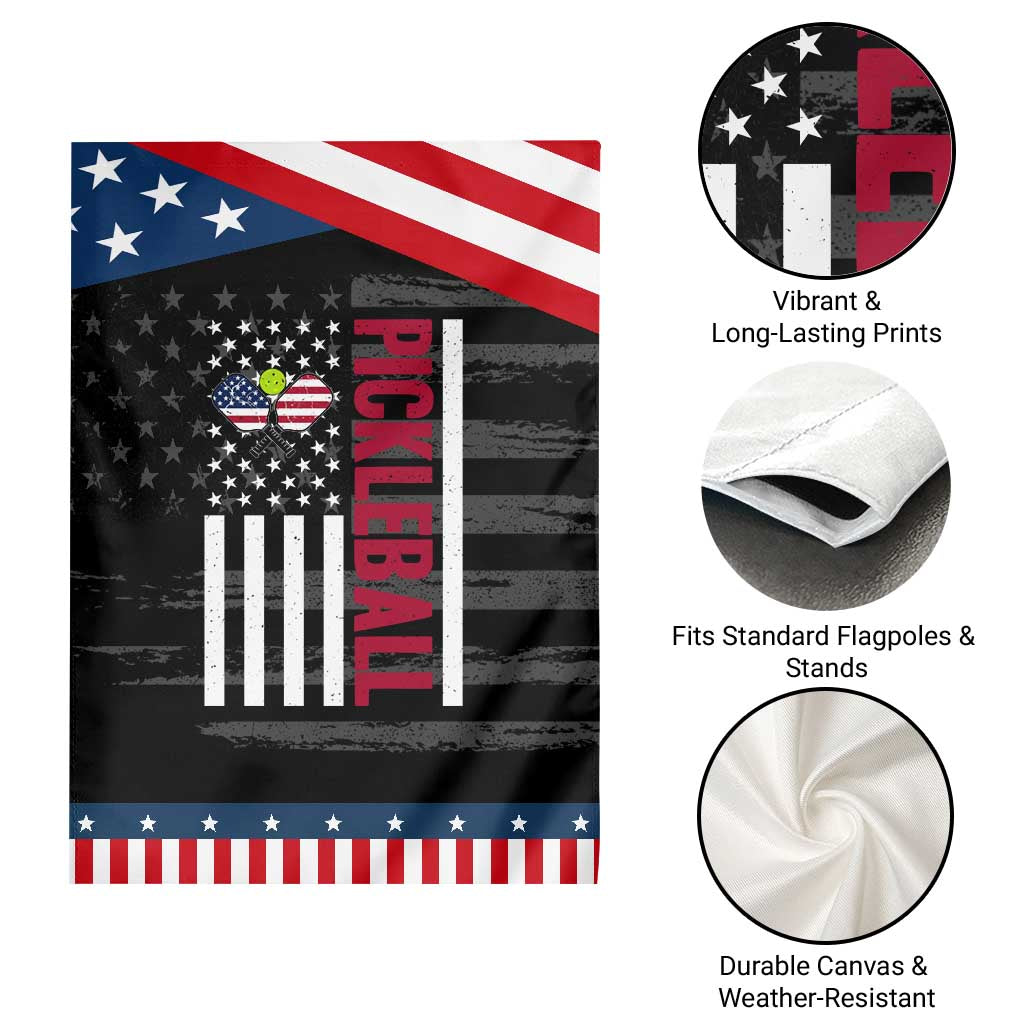 Pickleball Patriotic Garden Flag American Flag Sport Gift TS12 Print Your Wear