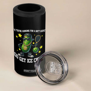 Funny Pickle Playing Pickleball 4 in 1 Can Cooler Tumbler If You Want Soft Serve Eat Ice Cream TS12 Print Your Wear