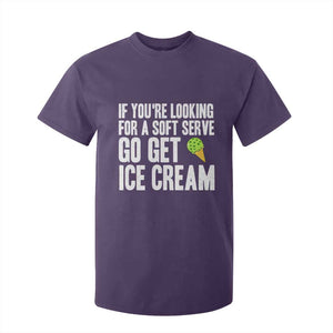 If You Are Looking For A Soft Serve Go Get Ice Cream T Shirt For Kid Funny Pickleball Lover TS12 Purple Print Your Wear