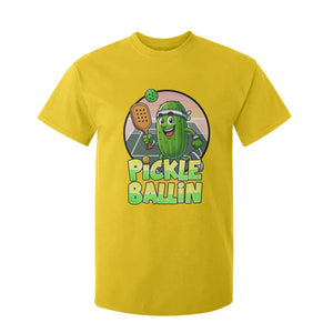 Funny Pickleball Lover T Shirt For Kid Pickle Ballin Quote TS12 Daisy Print Your Wear