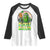 Funny Pickleball Lover Raglan Shirt Pickle Ballin Quote TS12 White Black Print Your Wear