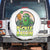 Funny Pickleball Lover Spare Tire Cover Pickle Ballin Quote TS12 No hole White Print Your Wear