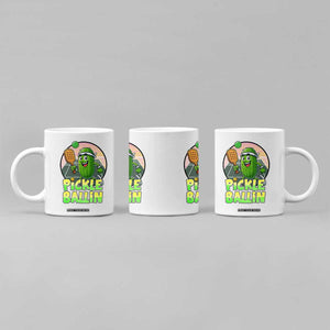 Funny Pickleball Lover Coffee Mug Pickle Ballin Quote TS12 Print Your Wear